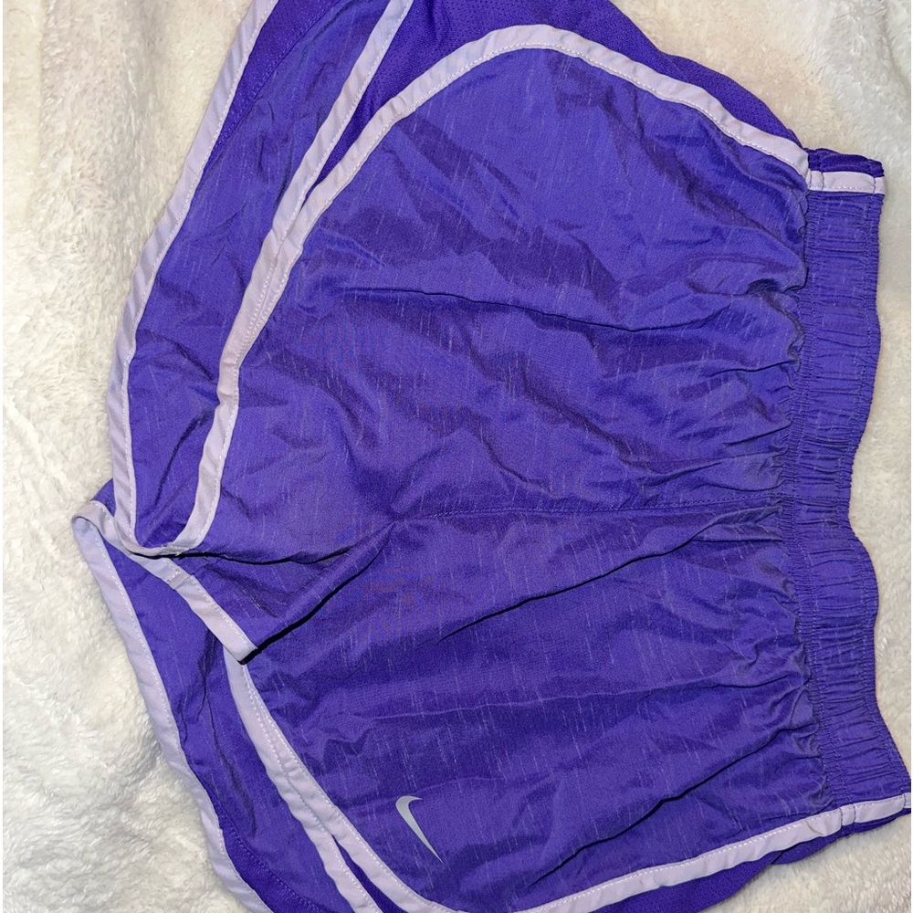 Purple Nile athletic shorts